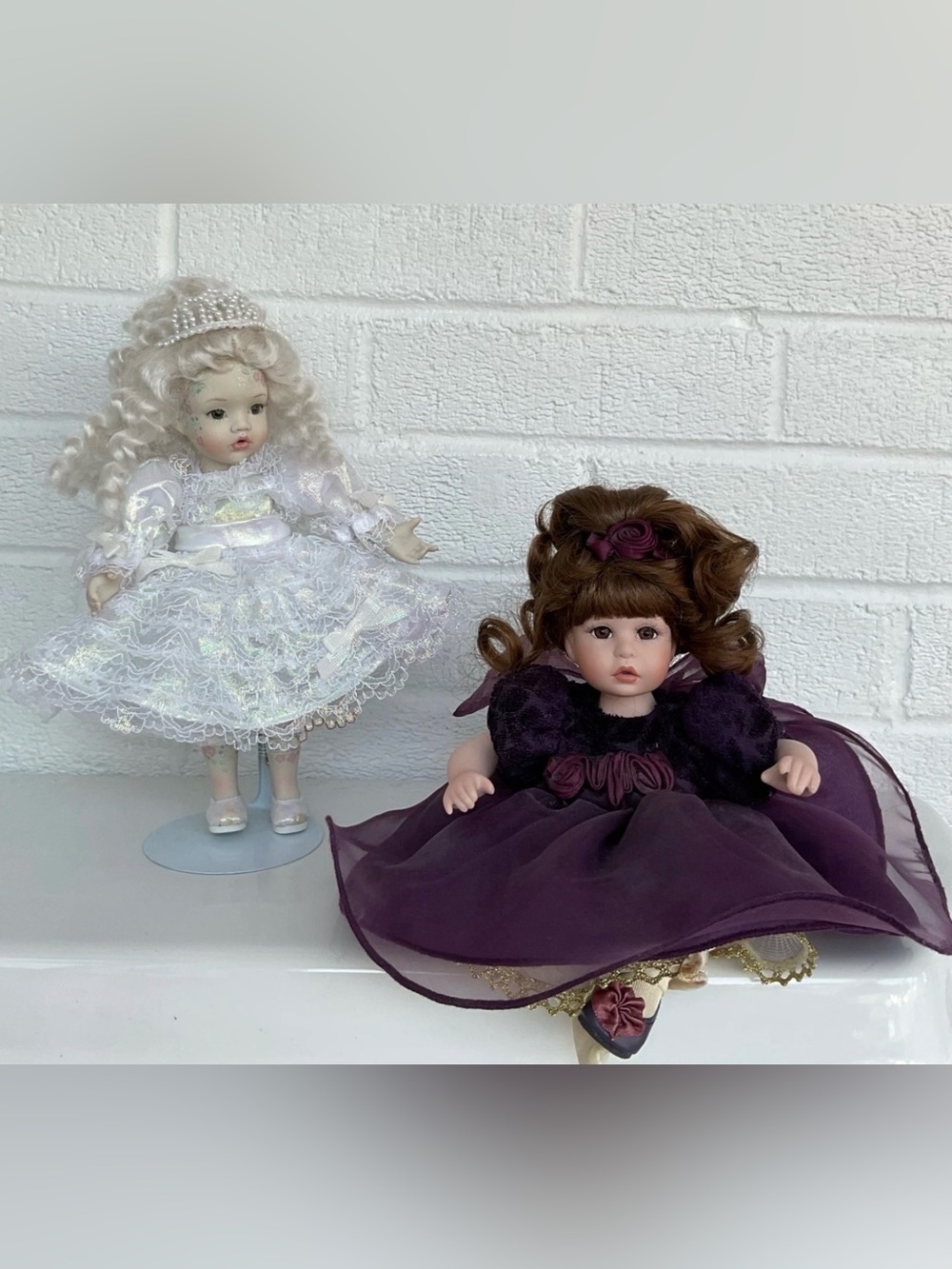 Marie Osmond Crystalline Fairy Doll and Amaya LE Porcelain Dolls Lot Of 2